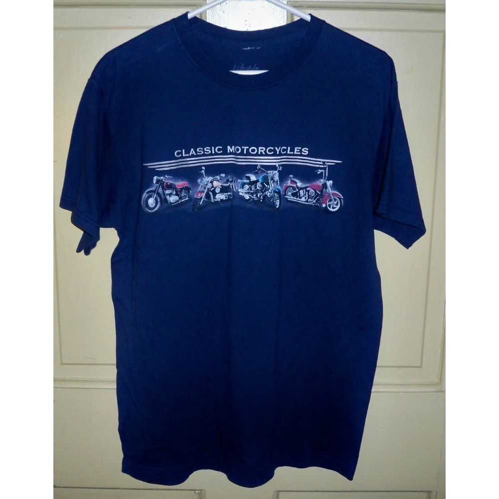 Classic Motorcycles T Shirt Size Med